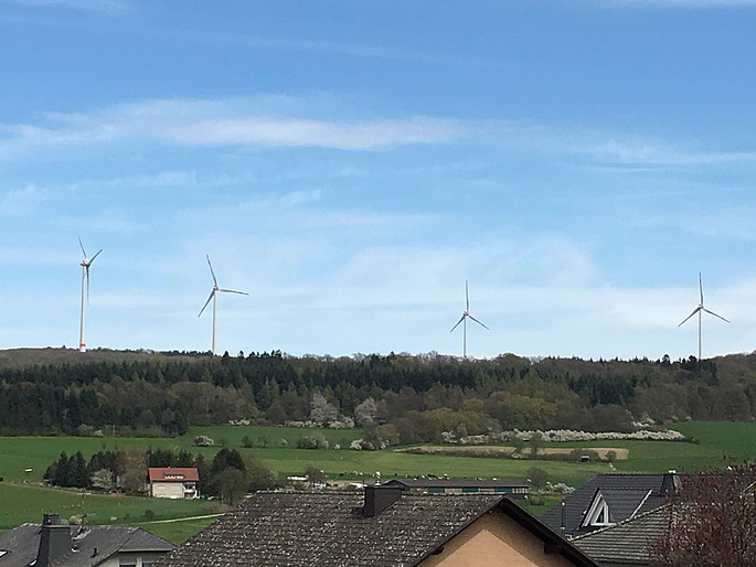 Zu Besuch in der Windpark-Gemeinde Bischoffen