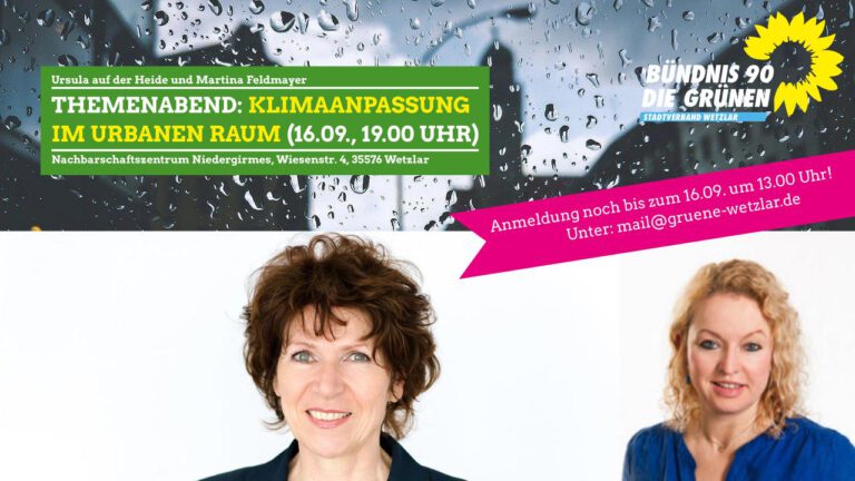 Themenabend: Klimaanpassung im urbanen Raum