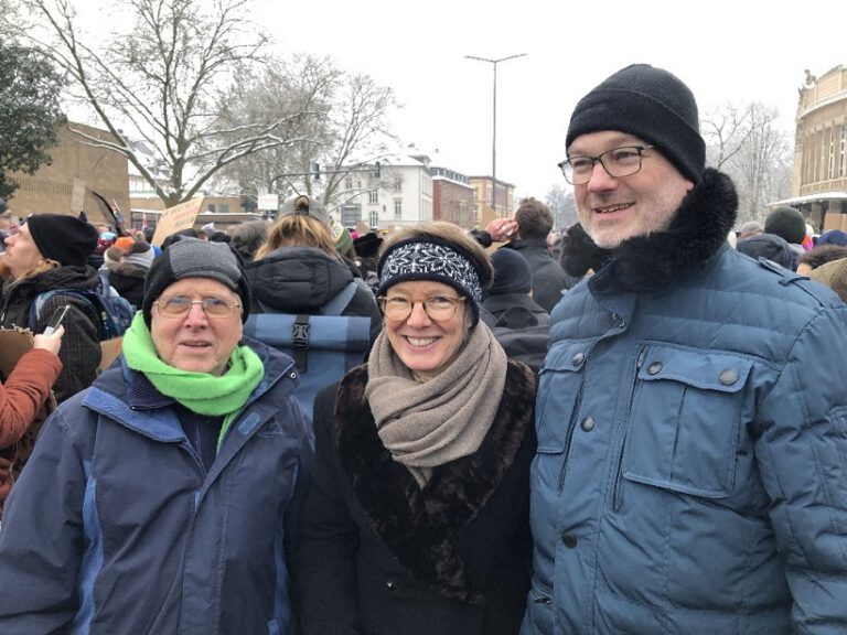 Demo gegen Rechts und für Demokratie in Gießen